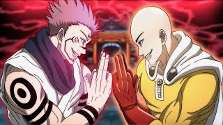 Sukuna Vs Saitama Full Part [upl. by Alecram620]