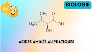 Les acides aminés aliphatiques biologie science biochimie [upl. by Remos]