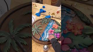 Epoxy Resin and Scroll Saw Art COMBO [upl. by Attaymik]