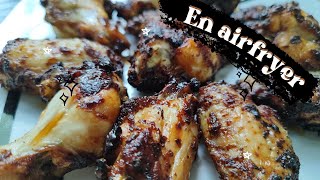 ALITAS DE POLLO BARBACOA EN FREIDORA DE AIRE ‼️NOVEDAD EN MERCADONA ‼️ [upl. by Kelcie]