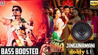 JingunamaniBASS🎧 BOOSTED Song Tamil  Jilla Movie  Vijay  D lmman Musical tamil vijay [upl. by Skerl674]