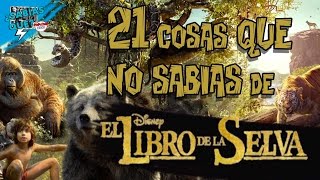 21 Curiosidades de El Libro de la Selva  ¿Sabías qué 24 Popcorn News [upl. by Mani545]