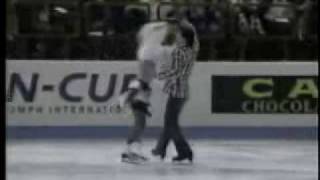 IsabellePaul Duchesnay OSP 1989 World Figure Skating Championships [upl. by Lertnahs]