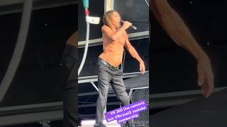 👕🔥 Iggy Pop Stuns with Wild Performance on Global Stadium Tour Users Divided 2023 iggypop [upl. by Nnyleve]