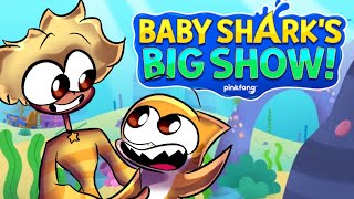 Baby shark Big show humans capcut ibispaint fanart babysharkbrooklyn [upl. by Niryt]