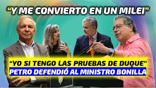 Petro sacó la cara por su ministro enlodado por Olmedo y se las cantó a Vicky y a Duque😮 [upl. by Sheelah]