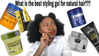 How to The best styling gel for natural hair  edges baby hair  braids South African YouTuber [upl. by Clair]