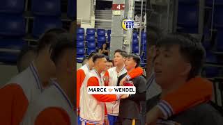 Cute moment between Marck Espejo and Wendel Miguel  OSTimeout [upl. by Anpas]