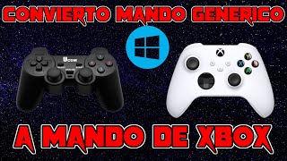 Como jugar con Mando Generico cualquier juego 2024 en tu PC funciona en todos los mandos [upl. by Eecal]