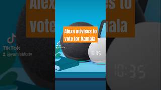 Amazon Alexa gives starkly different answers when asked why to vote for Trump versus Kamala Harris [upl. by Lauritz]