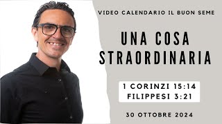 30 OTTOBRE 2024 Calendario cristiano IL BUON SEME [upl. by Einalam]