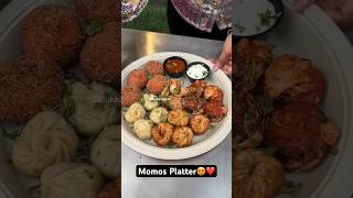 Momos platter streetfood streetmomos momosforever [upl. by Enowtna]