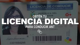 Obtén la Licencia de Conducir Digital ANT [upl. by Ahsienyt]