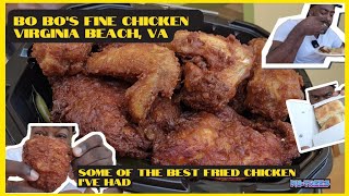 The Best Fried Chicken in VA Bo Bos Fine Chicken in Virginia Beach VA [upl. by Gnous]