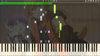 Synthesia AKINO and Bless4  Kimi no Shinwa Aquarion Dainishou Opening Piano Aquarion EVOL [upl. by Chester320]