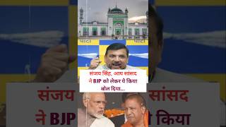 संजय सिंह आप सांसद ने BJP को लेकर ये किया बोल दिया news reels todaynews sambhaljamamasjid [upl. by Aicek]