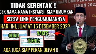 ALHAMDULILLAH ‼️ PENGUMUMAN HASIL SELEKSI PPPK GURU 2023 HARI INI ‼️ [upl. by Ehtyde]