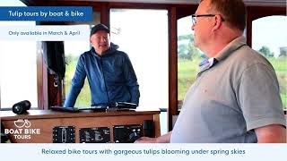 Tulip tours boat bike tours 2024 [upl. by Kathryne]