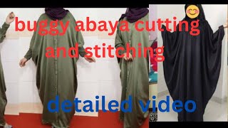 buggy abaya cutting and stitching in malayalam [upl. by Lattimer]