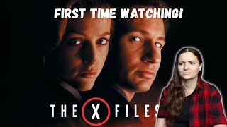 THE XFILES 1X01 REACTION  First Time Watching reaction xfiles [upl. by Nnylf]