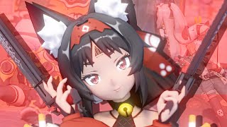 Nekomatas Reaction After Deadpool and Wolverine Post Credit Scene Nekomata ZZZ MMD Animation [upl. by Inaboy865]