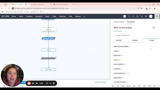 How to create a date amp time stamp with a blueprint in Zoho CRM [upl. by Ativad]