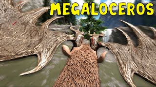 COMO TAMEAR MEGALOCEROS y TODAS SUS HABILIDADES PC PS y XBOX  ARK [upl. by Priebe234]