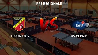 OC CESSON 7  US VERN 6  Pré Régionale  Table 1 [upl. by Alaehs]