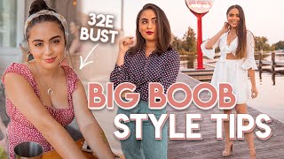 20 TIPS FOR STYLING A BIG BUST  Full Chest Style Guide  Recommendations ♡ [upl. by Sidoon]