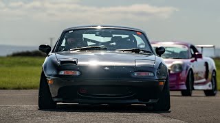 Eunos Roadster ITBs amp HKS High Cam 264°  Initial LlanDow 2024 NA6CE Miata MX5 [upl. by Eupheemia]