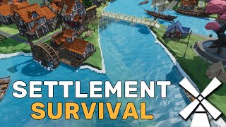 Settlement Survival Review  A Humble Colony Survival Citybuilding Game [upl. by Cleave]