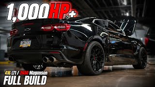 1000HP 2021 Camaro LT1 416 Stroker  2650 Magnuson Package  FULL BUILD [upl. by Assela971]