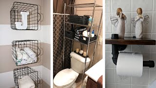 22 Super Creative Small Bathroom Storage Ideas [upl. by Nerej]