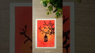 Beautiful painting from new gouache colours l painting l painting trendingshorts ytshorts shorts [upl. by Volkan]