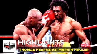 Thomas Hearns vs Marvin Hagler Combate del año 85 [upl. by Burney982]