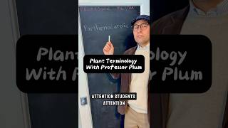 Plant Terminology with Professor 🤣  Parthenocarpic shorts gardening gardens professor plants [upl. by Sarnoff]