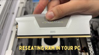 How to Reseat Ram in Your Gaming PC [upl. by Lairea375]