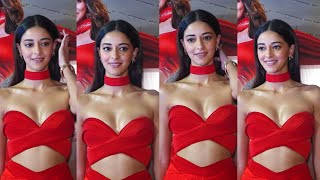 Ananya Pandey 🥰 In a Impressive 😍 Look amp Flaunts 🔥 Cleavage  Arrives At Ekta Kapoor Bungalow [upl. by Martineau]