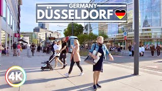 🇩🇪 Düsseldorf A Multicultural Paradise in Germany  4K 60FPS Walking Tour [upl. by Siuluj704]