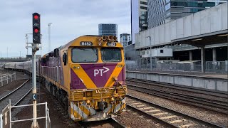 VLine N452 Rural City of Wodonga Arriving at Southern Cross Station from Warrnambool [upl. by Cindelyn]