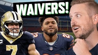 Week 12 Waivers  Old Man Strength Difference Makers  Fantasy Football 2024  Ep 1680 [upl. by Hanas961]