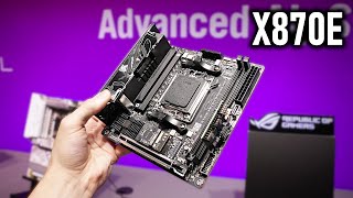 ASUS shows their new X870 AM5 Lineup at Gamescom 2024 [upl. by Asiela]