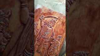 If you are making a wood sculpture learn how to make it here🇱🇰 chainsaw art woodworking [upl. by Elleiand131]