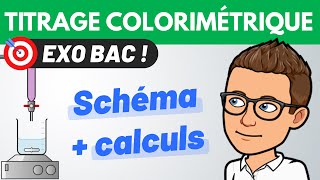 TITRAGE COLORIMÉTRIQUE 🎯 Exercice BAC  1ère amp Terminale spécialité  Chimie [upl. by Jerol371]