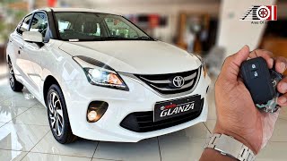 2021 Toyota Glanza V Top Model  On Road Price List  Mileage  Features  Specs [upl. by Ytsirhk]