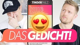 Das krasseste Tinder Gedicht  FLIRT FAILS [upl. by Iphigenia201]