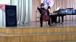 Concerto No4  Goltermann Гольтерман концерт 4 1 часть Yan Khmelevsky [upl. by Swainson674]