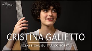 CRISTINA GALIETTO  Classical Guitar Concert  Turina CastelnuovoTedesco Tárrega De Falla  😍 [upl. by Elletsirk]