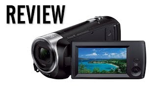 Sony Handycam HDRCX405 HD Video Camera Review [upl. by Survance]