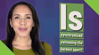 Is synchronized swimming the hardest sport [upl. by Werna]